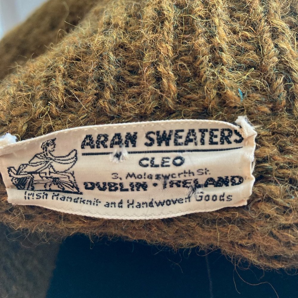 VINTAGE ARAN CLEO SWEATER DUBLIN IRELAND